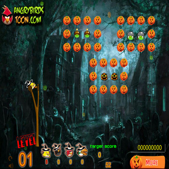 Angry Birds: Halloween Forest (скрин)