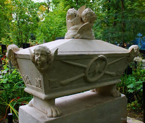 Необычный могильный памятник (256)