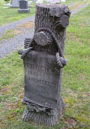 Необычный могильный памятник (177)