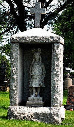 Необычный могильный памятник (204)