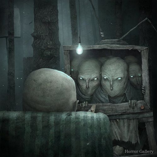 Жилище мрачного человечка