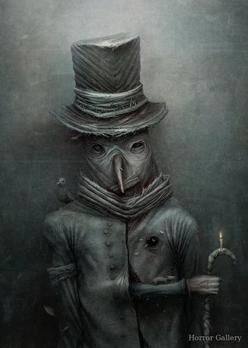 Мрачный человечек в шляпе
