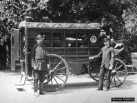 Карета скорой помощи на конной тяге в Вене (начало ХХ века)