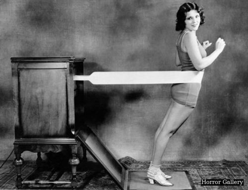 Новейшая машина для массажа бедер (США, 1928 год)