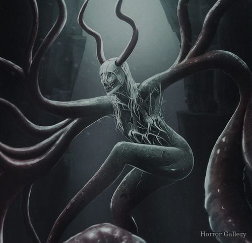 Монстр женщина-осьминог