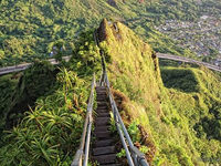 Лестница хайку, Оаху. Гавайи
