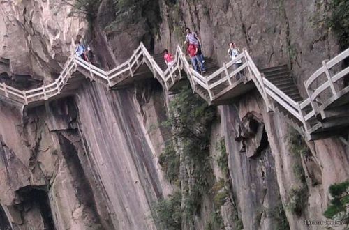 Участок лестницы, Хуа Шан. Китай