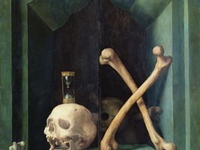 Череп, кости и песочные часы