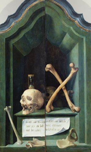 Череп, кости и песочные часы